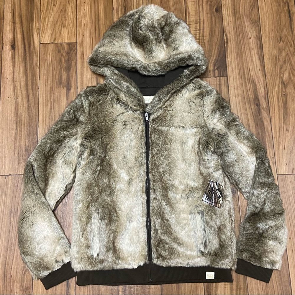 PINK VS LIMITED EDITION 2011 FASHION SHOW EXCLUSIVE FUR FULL ZIP HOODIE - Picture 2 of 6